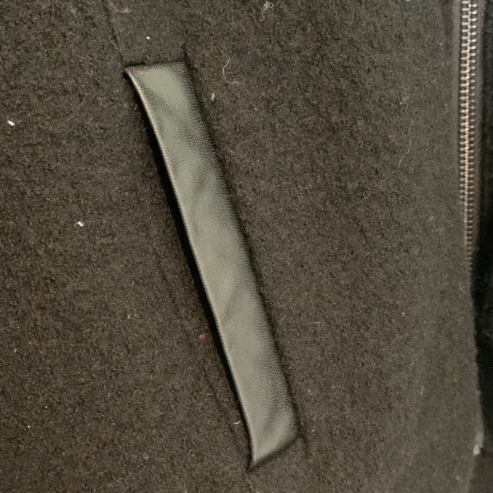 Halogen Size Small Bomber Jacket With Leather Sle… - image 5